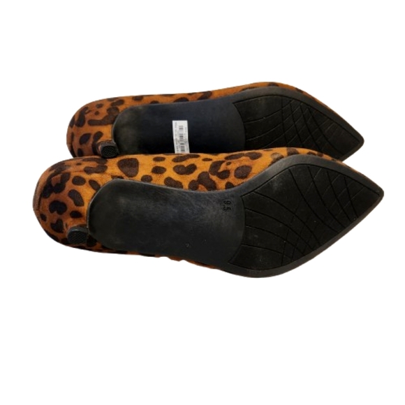 TORRID ☆ LEOPARD SUEDE ☆ KITTEN HEEL PUMP ☆ 9.5 W ☆ NWT - Picture 4 of 7